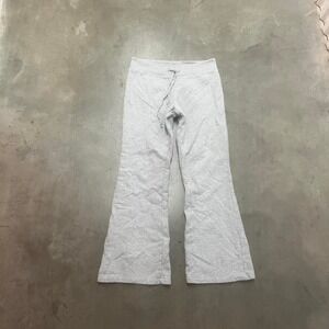 Brandy Melville women's grey low rise bootcut flare sweatpants wide‎ leg M